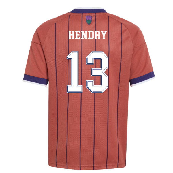 2026-2027 Scotland Away Shirt (Kids) (Hendry 13)-SoccerKits Hub | Buy Soccer Jerseys Online